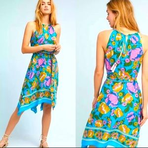 Lilka Anthropologie Dinan Handkerchief  Dress- M